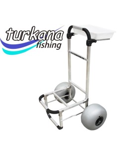 CARRO TURKANA FISHING GRIS+BANDEJA DE CEBAR