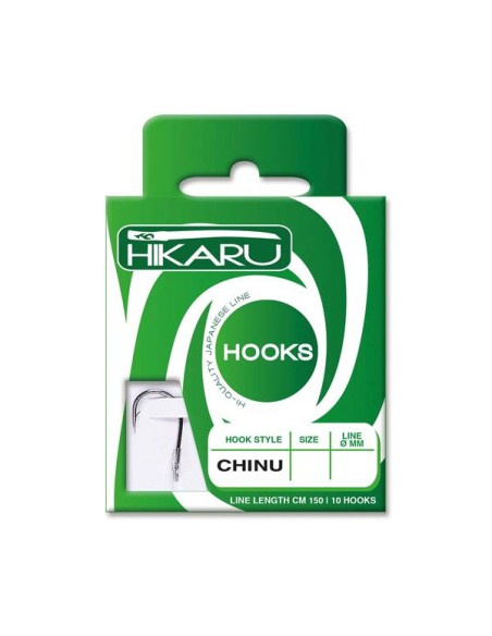 HIKARU HOOKS CHINU Nº2 0 35MM 10 UNIDADES 