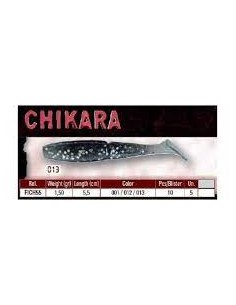 FISHUS CHIKARA 5 5CM 10 UNIDADES