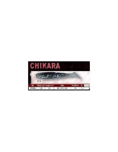 FISHUS CHIKARA 5 5CM 10 UNIDADES