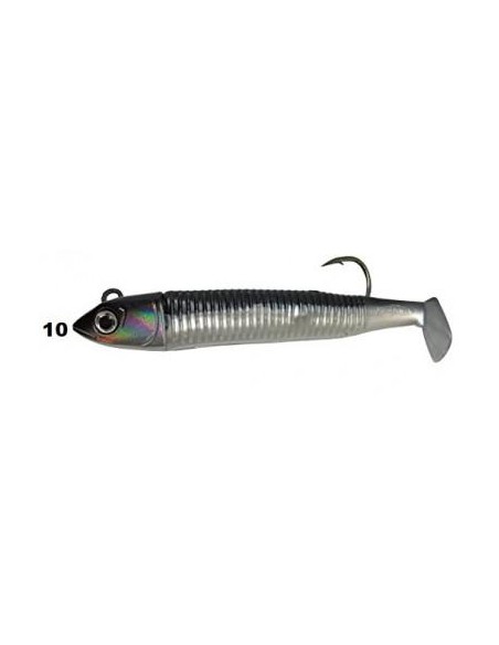 FISHUS SAKI SHAD NEGRO Y BLANCO 16GR