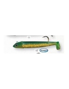 FISHUS SAKI SHAD VERDE Y AMARILLO 16GR
