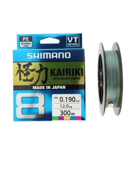 TRENZADO KAIRIKI 8 SHIMANO MULTICOLOR 300M