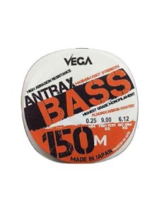 VEGA ANTRAX BASS FLOUROCARBON COATED 0.25MM
