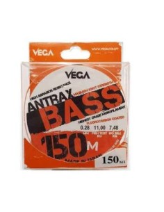 VEGA ANTRAX BASS FLOUROCARBON COATED 0.28MM