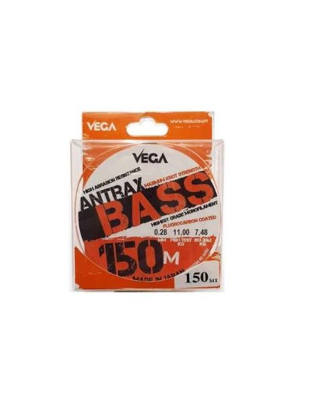 VEGA ANTRAX BASS FLOUROCARBON COATED 0 28MM