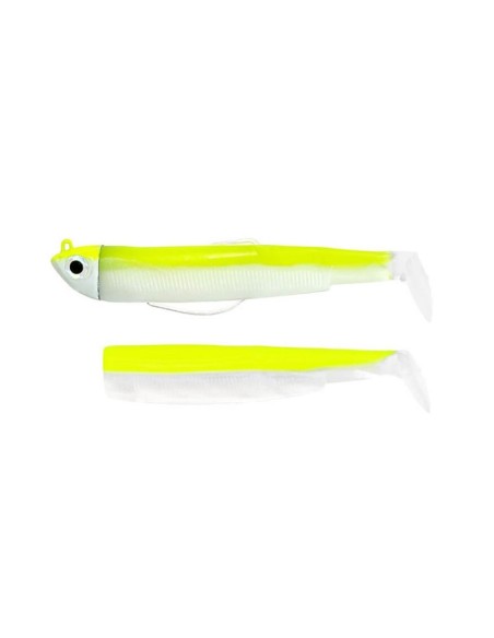 BLACK MINNOW FLUO YELLOW 90MM 10GR