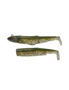 BLACK MINNOW FLUO KHAKI GLITTER 90MM 10GR