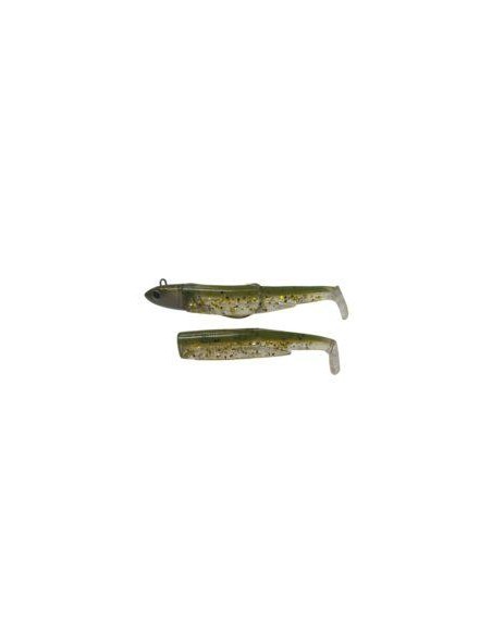 BLACK MINNOW FLUO KHAKI GLITTER 90MM 10GR