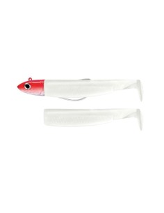 BLACK MINNOW FLUO WHITE/RED 90MM 10GR
