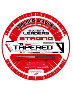 WAKASU LEADERS TAPERED ROJO 0.18MM