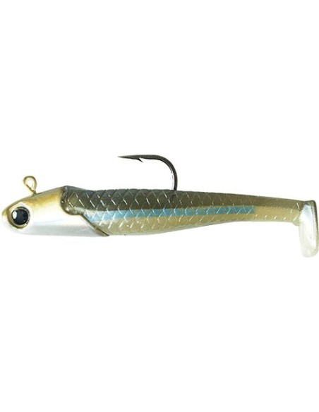 FISHUS SHAD ATTACK 10GR NEGRO AZUL Y BLANCO