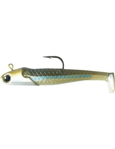 FISHUS SHAD ATTACK 8GR NEGRO AZUL Y BLANCO
