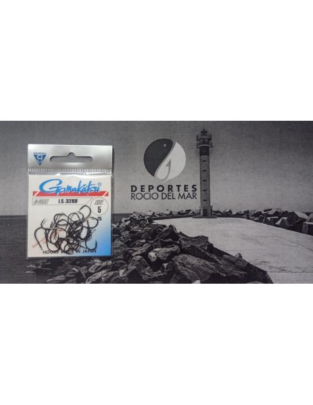 GAMAKATSU LS-3310F HOOKS BLACK 5