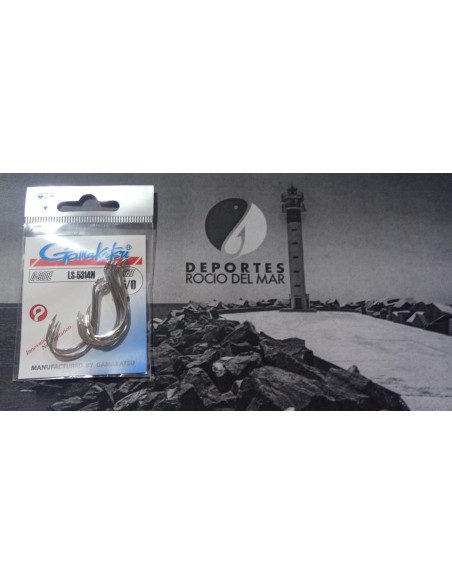 GAMAKATSU LS-5314N HOOKS NICKEL 5/0