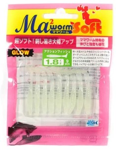 MA 2 WORM SOFT 1 8MM 9 PIEZAS TRASPARENTE